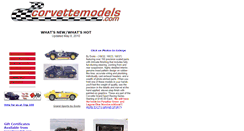 Desktop Screenshot of corvettemodels.com